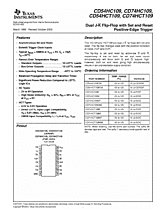 DataSheet CD74HCT109 pdf